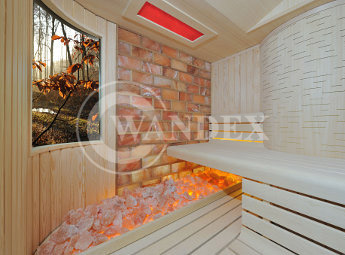 ściana solna, sauna